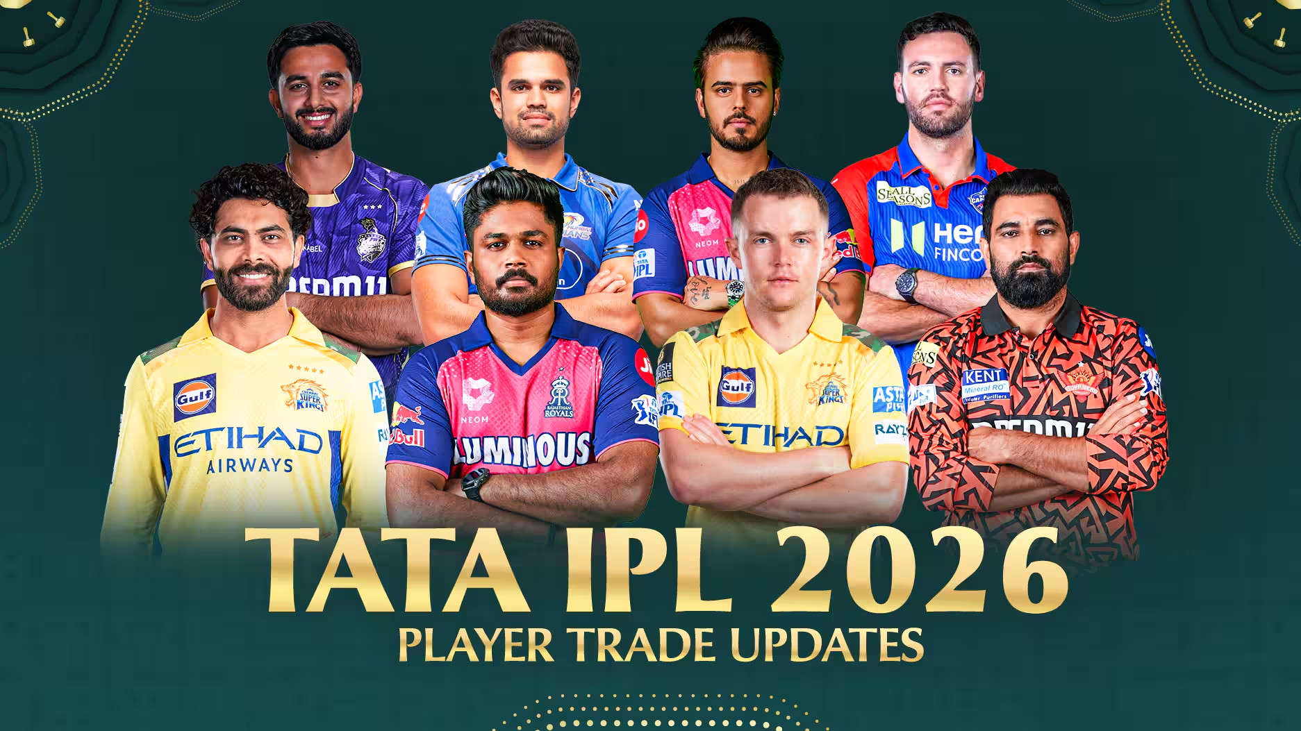 IPL 2026 all teams and captains - Bet on Luck247